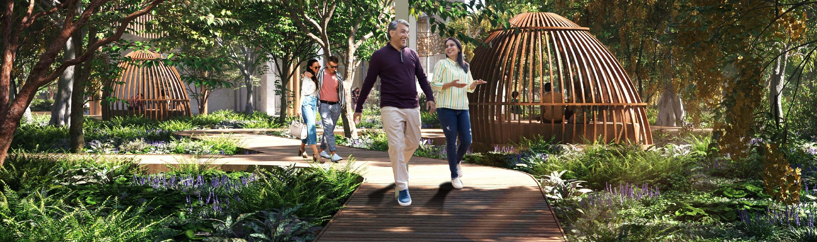 7.5+ Acres of Landscaped Greens & 1-Acre Forest Grove